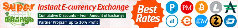 Exchange Perfect Money, Tron, Payeer, Advcash, BTC, ETH, BCH, LTC, ZEC, ETH, USDT